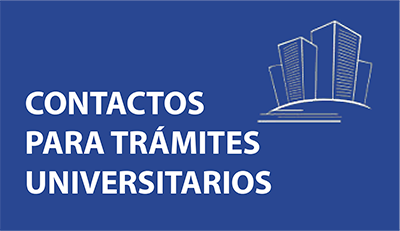 Contactos para trámites universitarios